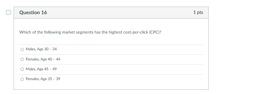 Please use the Facebook Ad datasetKAG_wrangled_dataset.csvlocated :https://drive.google.com/file/d/1OTVGS9TmoEbD71f_FA1SVkppOGhj-ld3/view?usp=sharing for the next set of