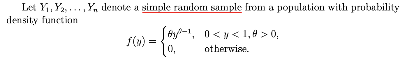 Please show that the maximum likelihood estimatoris consistent for ??? Let Y1,