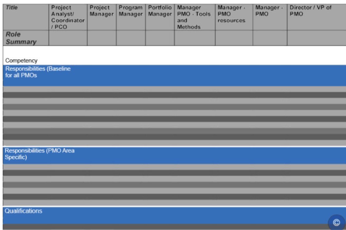 1. Fill the template for portfolio manager2. List specific competencies and skills