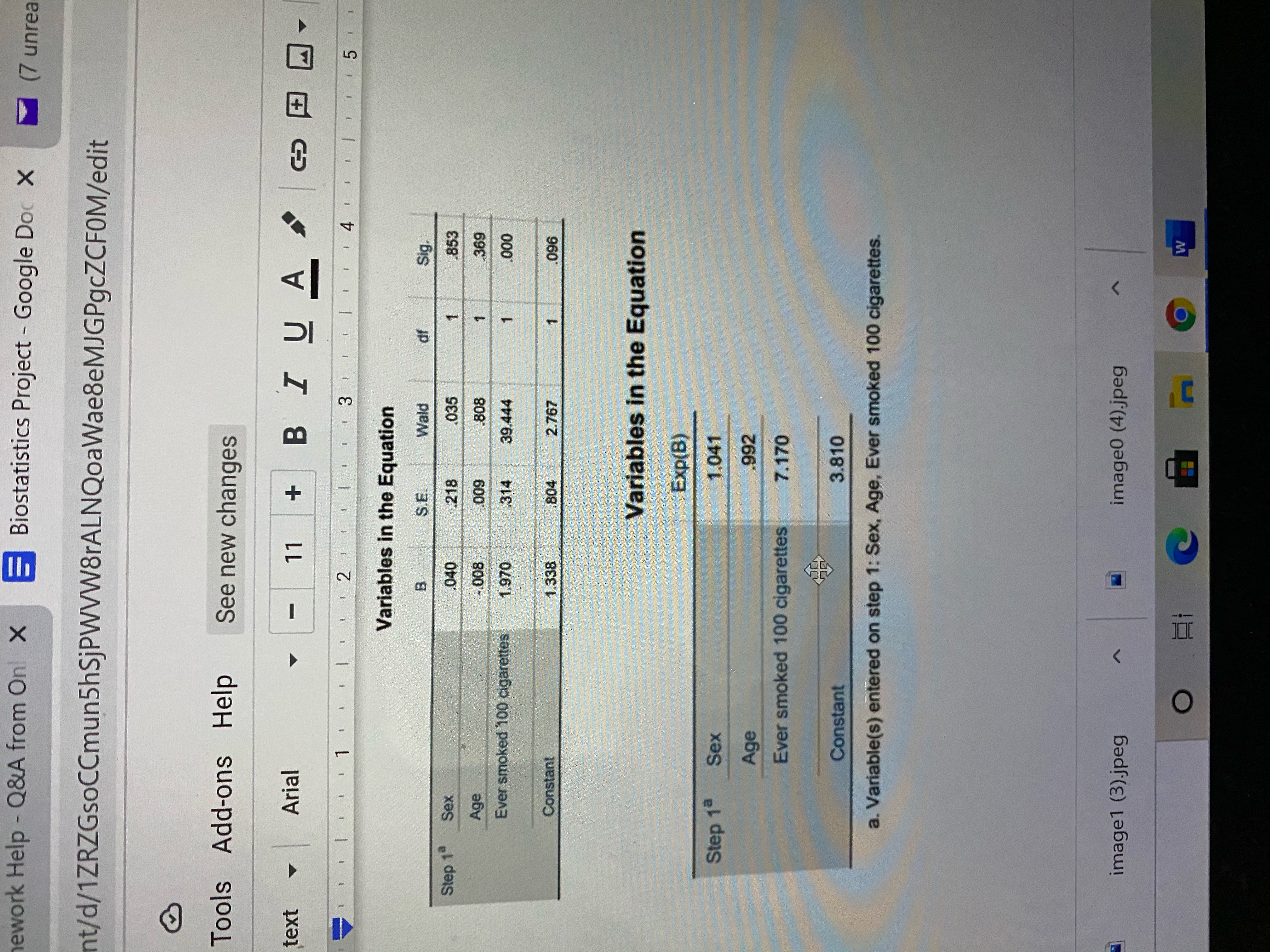i need help with this two table . all i have to