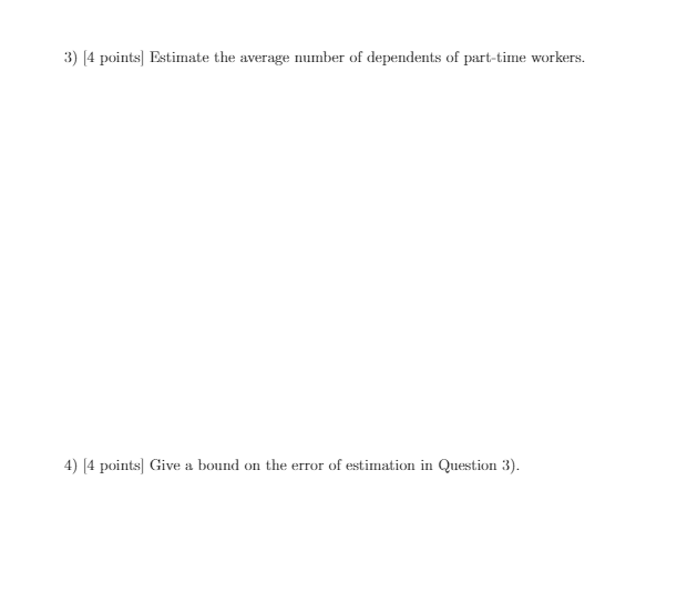 needs to estimate the total (and also the average) number of depen-