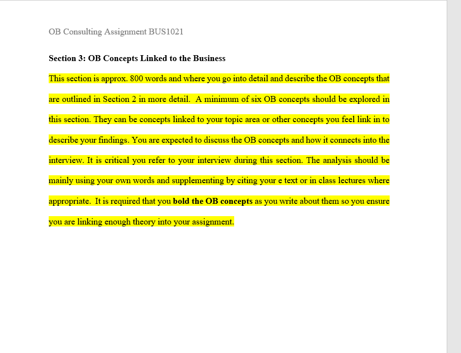 (approx. 200 words} This section is a summary of your assignment. It