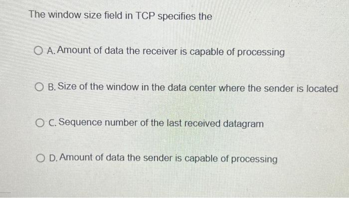 I need help with this question please. thank you! The window size