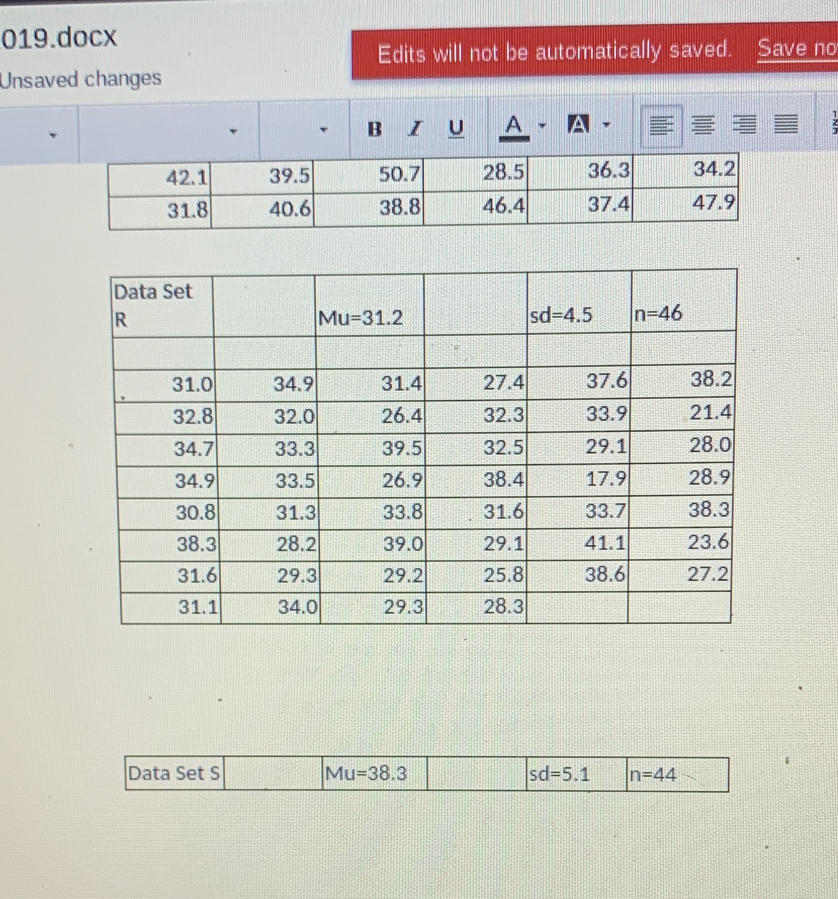 (4) - Saved A X, More Formatting A - Part 1: Random