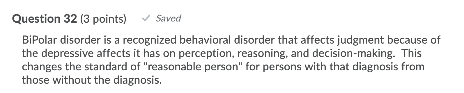 Help me answer this question by choosing TRUE or FALSE. This question