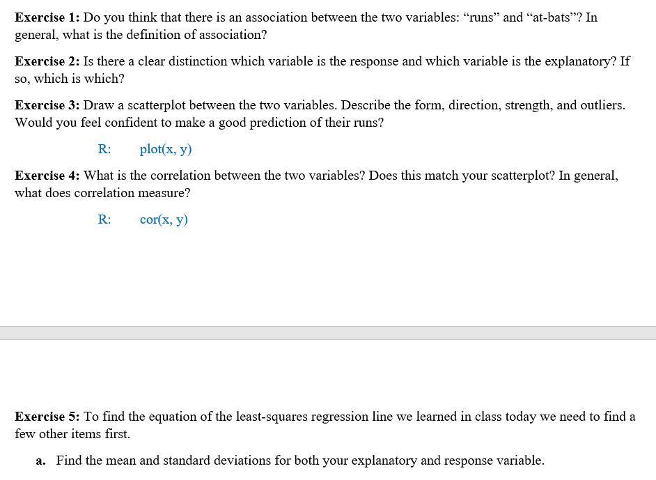 study guide for my midterm \fExercise 1: Do you think that there