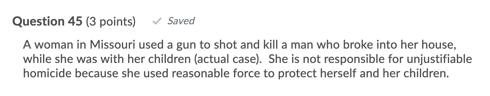 Help me answer this question by choosing TRUE or FALSE. This question
