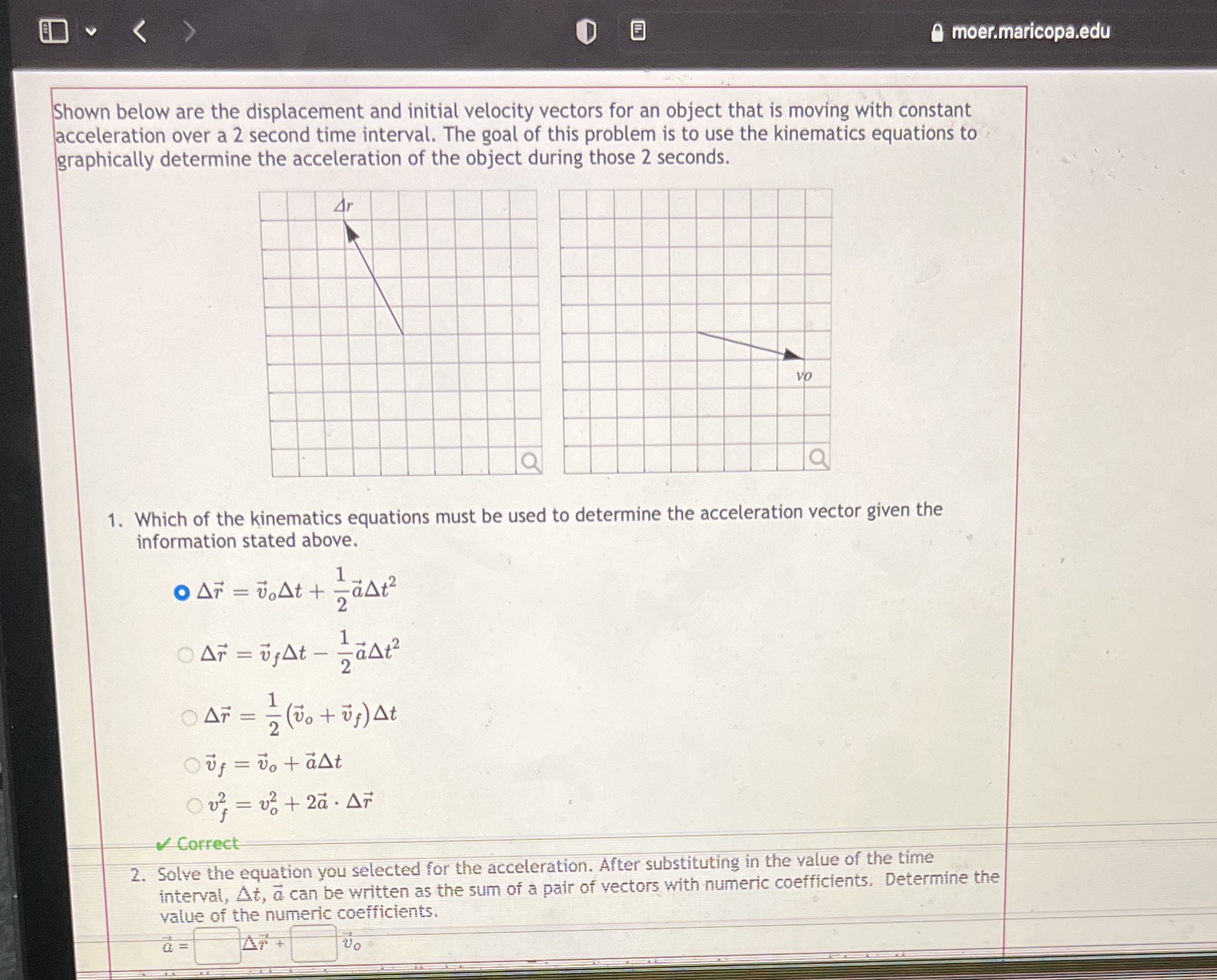 I got the equation for it right but I'm stuck on number
