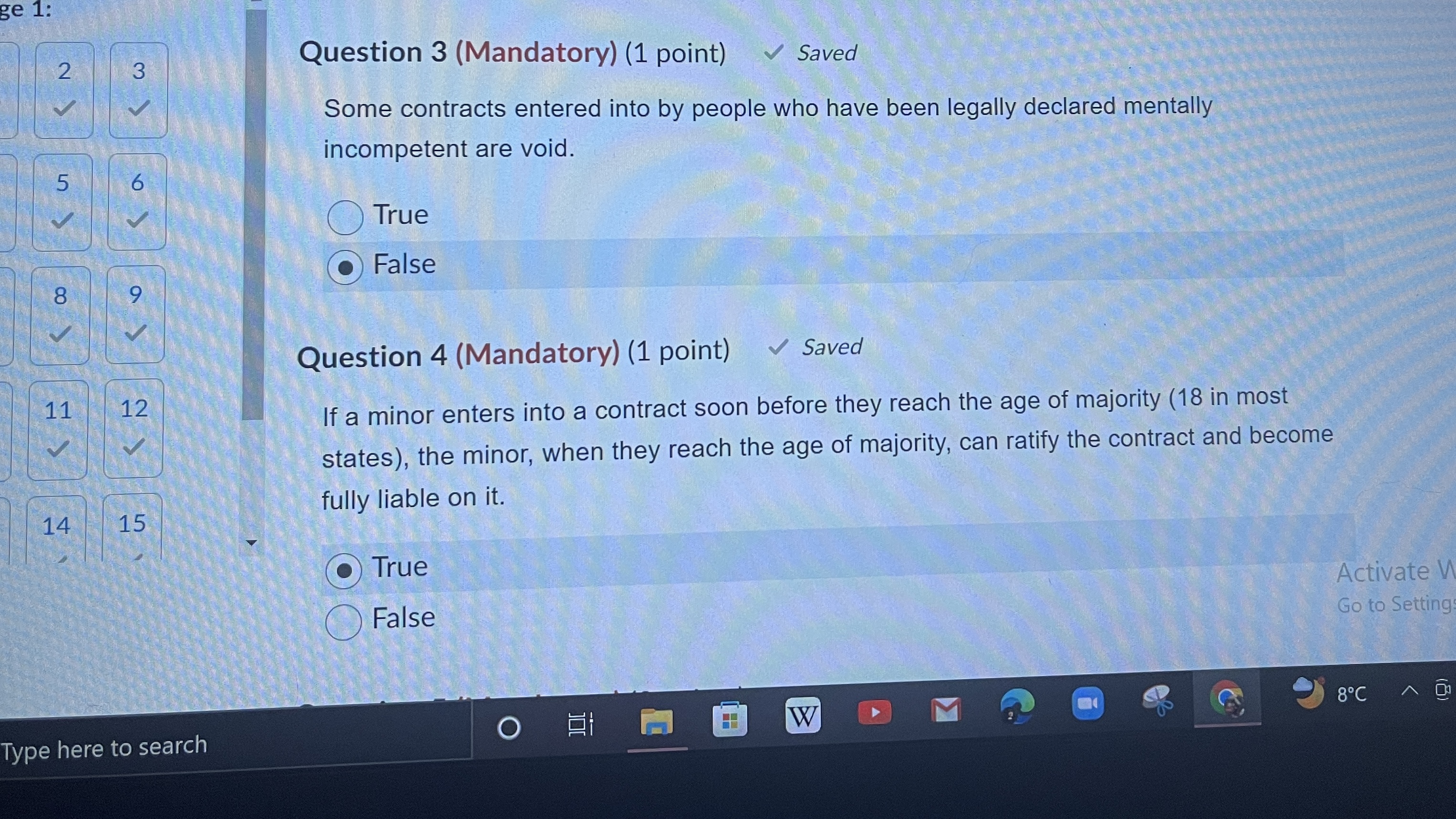 12 (Mandatory) (1 point) \\/ Saved L 10 ' #1: A fraudulent
