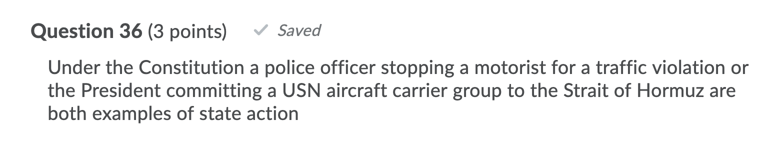 Help me answer this question by choosing TRUE or FALSE. This question