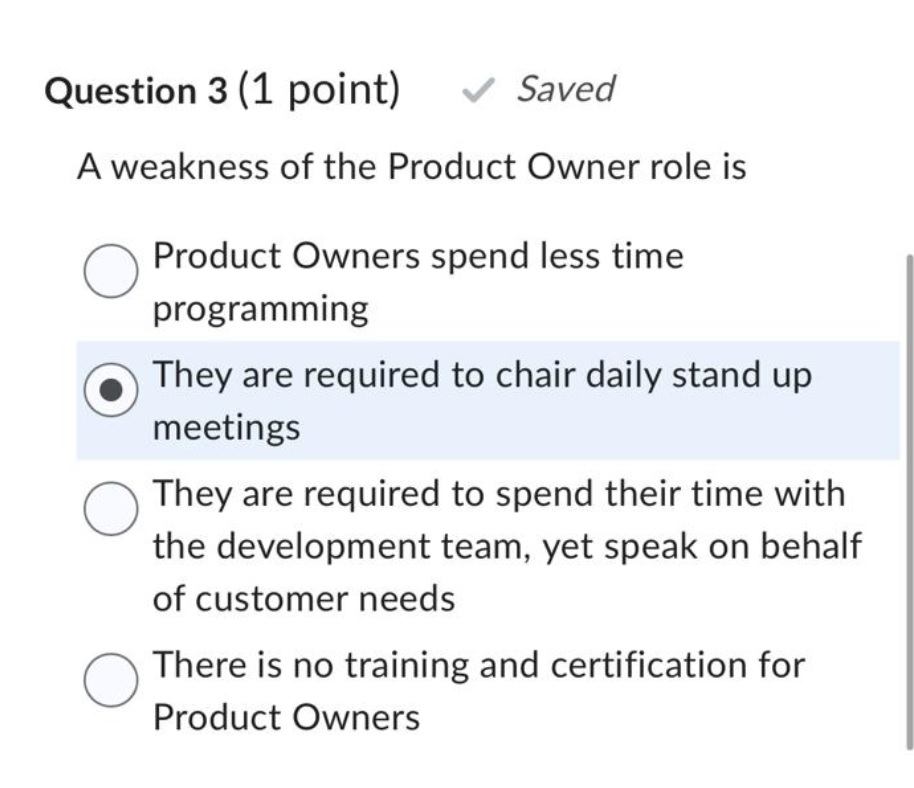 end of every sprint. This can lead to problems if: Resources are