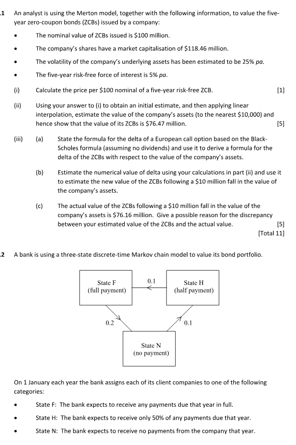 I need help in solving these. .1 An analyst is using the