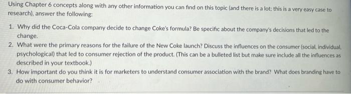  Using Chapter 6 concepts along with any other information you can