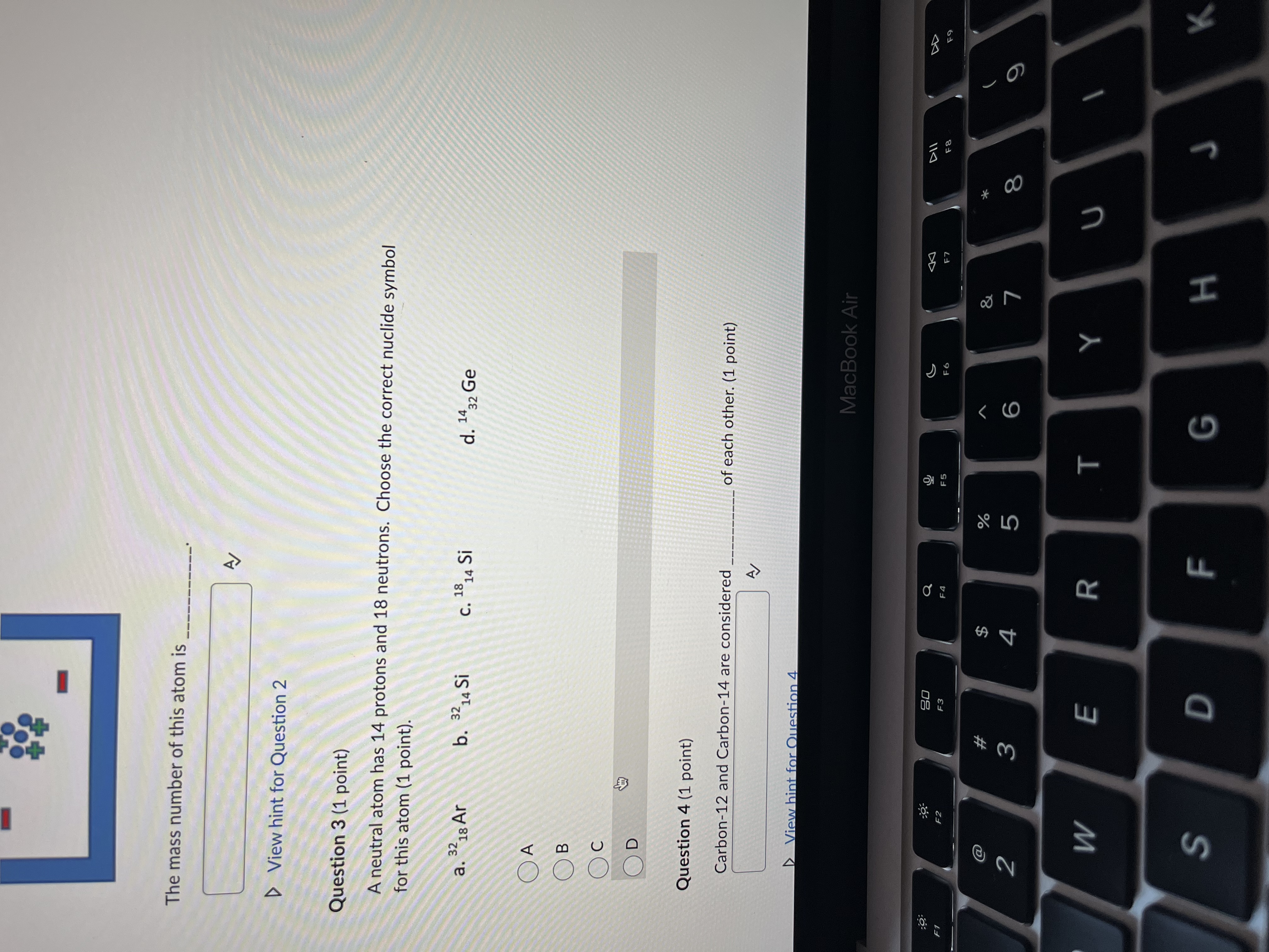 in ATOM 1 is ATOM 1 ATOM 1 The number of electrons