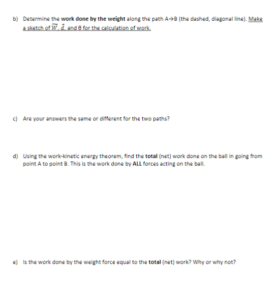 a conservative force. I. Write the work-kinetic energy theorem in words and