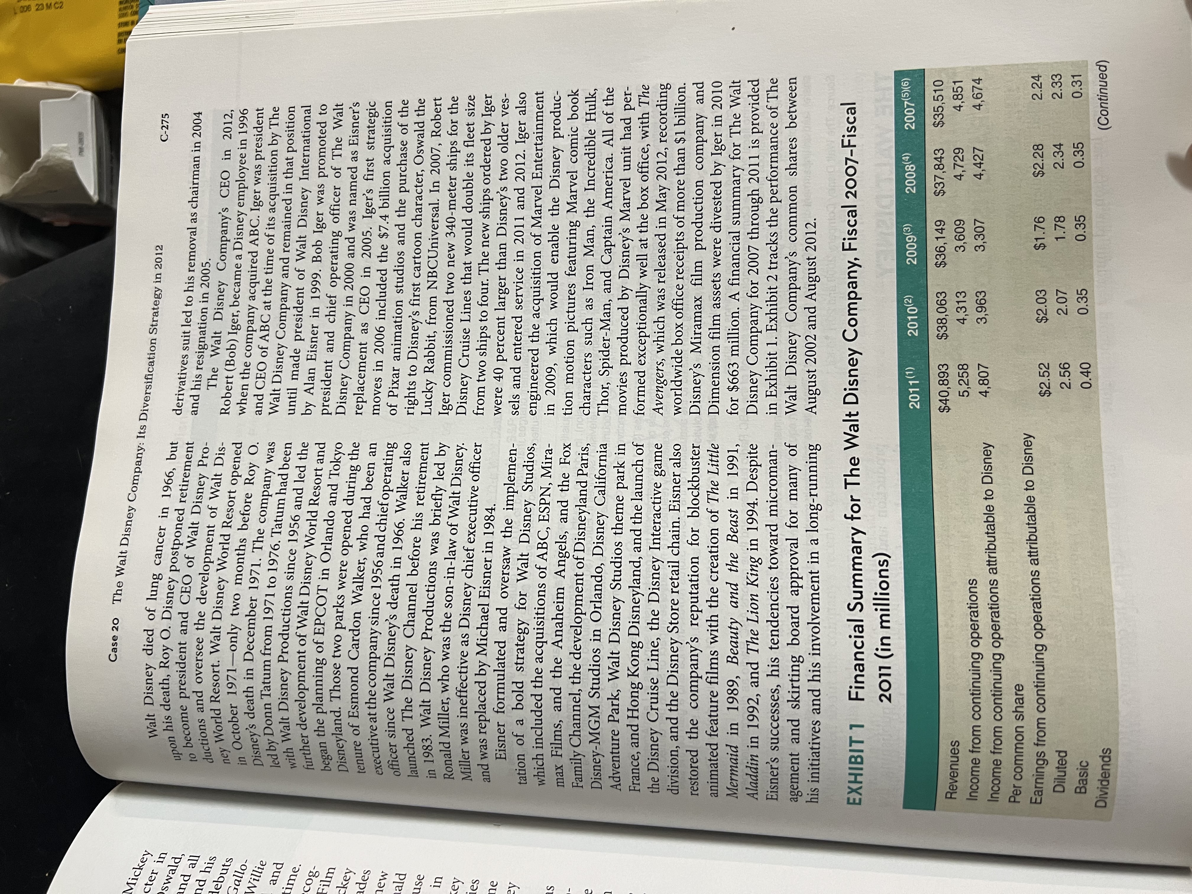 results for Disney's Interactive Media We've said that we're targeting 2013 as