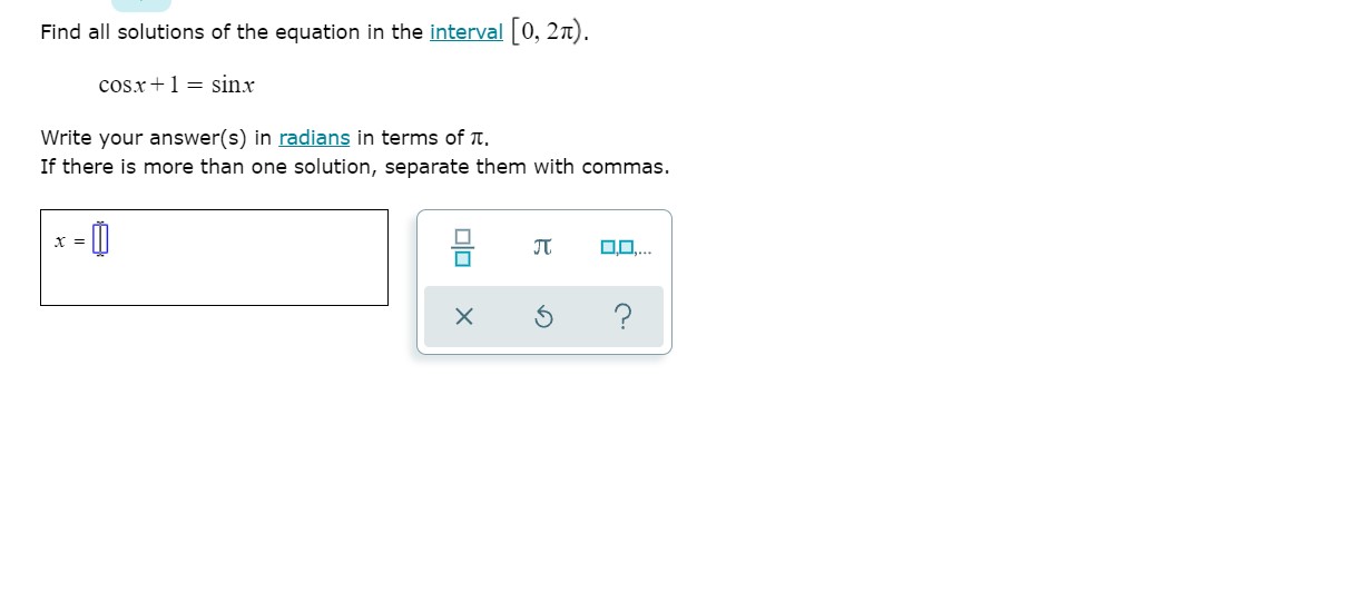 = ; +k: ICE Z this notation Find all solutions to the