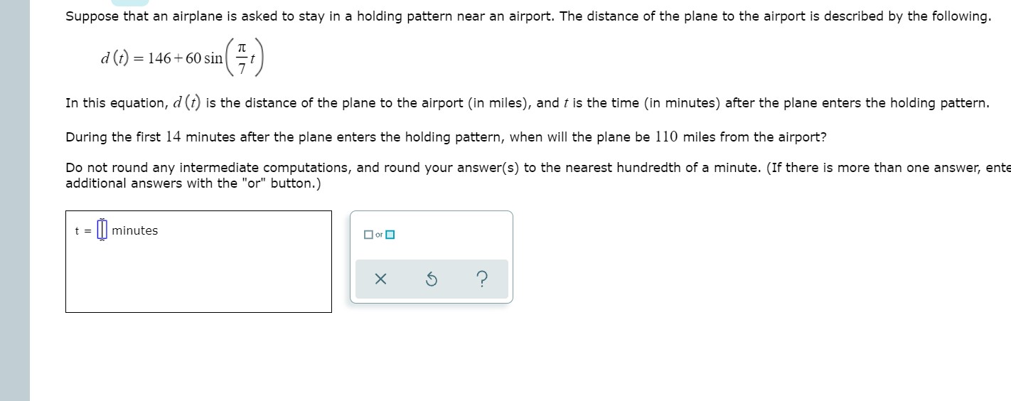 equation. (3033:] Write your answer in radians in terms of 1:, and
