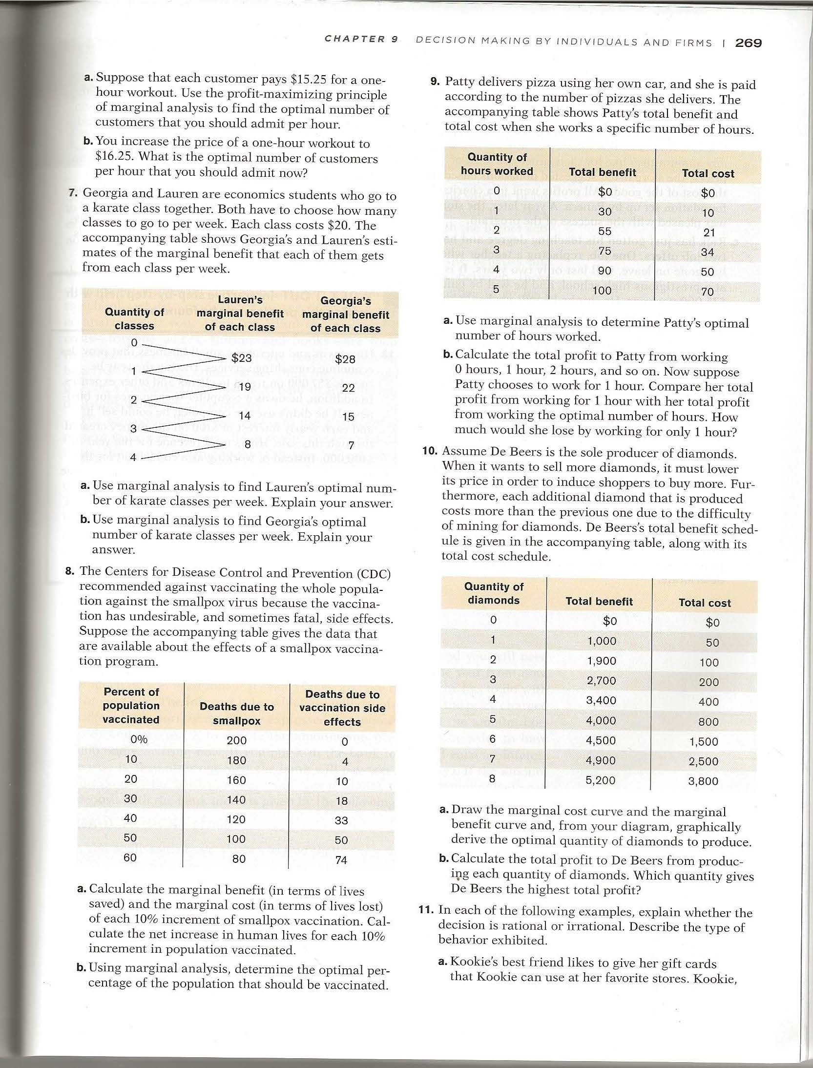 ECONOMICS AND DEClSION MAKiNG PROBLEMS 1. Jackie owns and operates a website