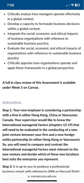  7:08 [33 - Critically analyse how managers operate effectively in a