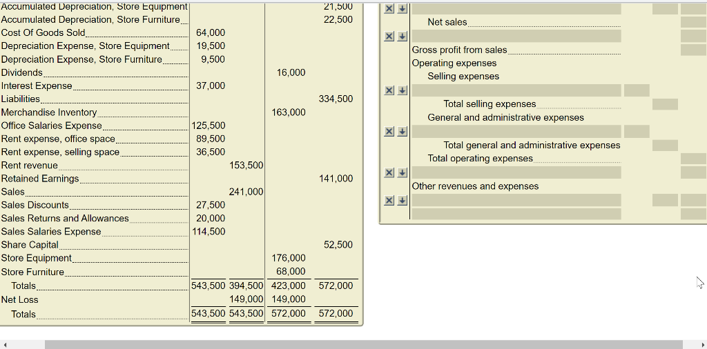 multi-step income statement on the right. Benson Inc. Income Statement For the