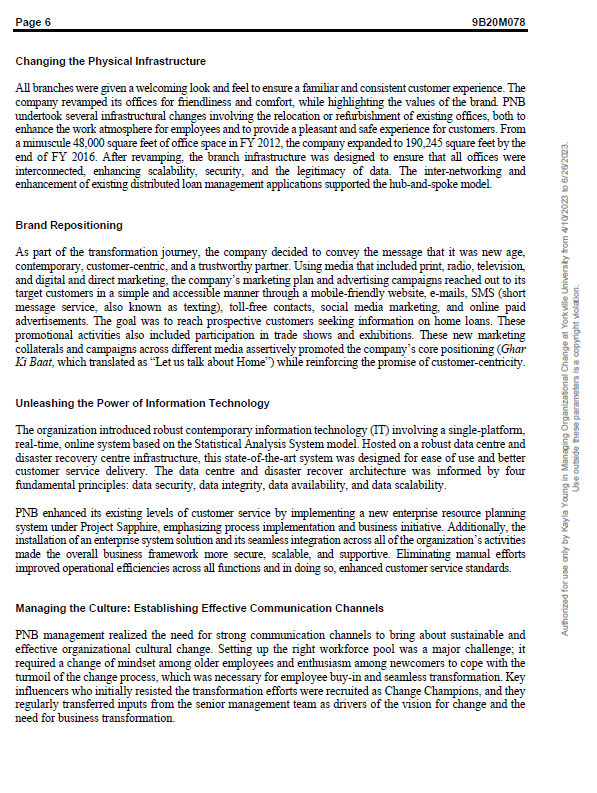 the metamorphosis was introducing a business reengineering process through a strong transformation