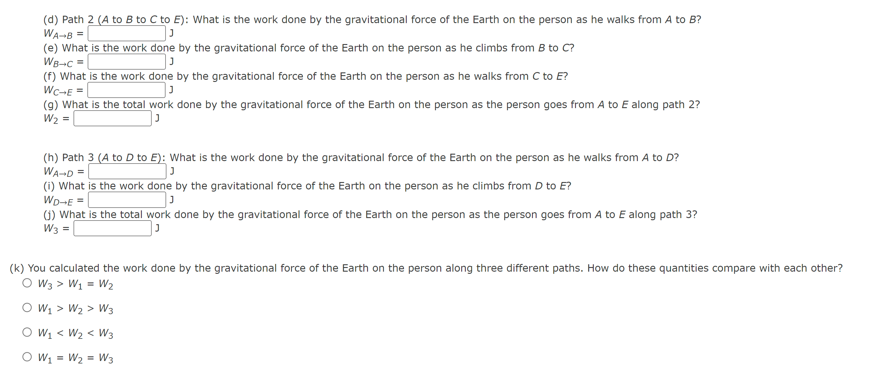 location E in the diagram below. In path 1, you take an