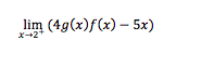 the graphs of f and g are given. Use them to evaluate