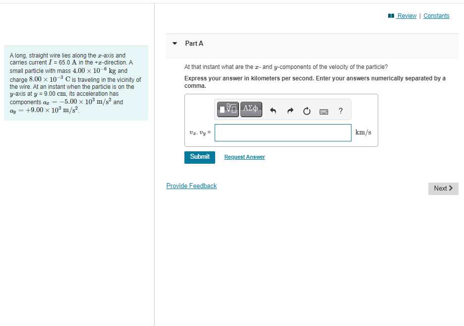 cm apart and carry currents in opposite directions, as shown in (Figure