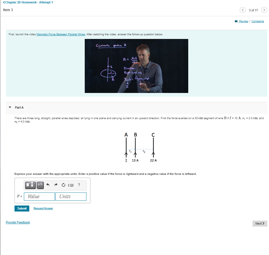 to two 1.50 mm segments of wire that are opposite each other