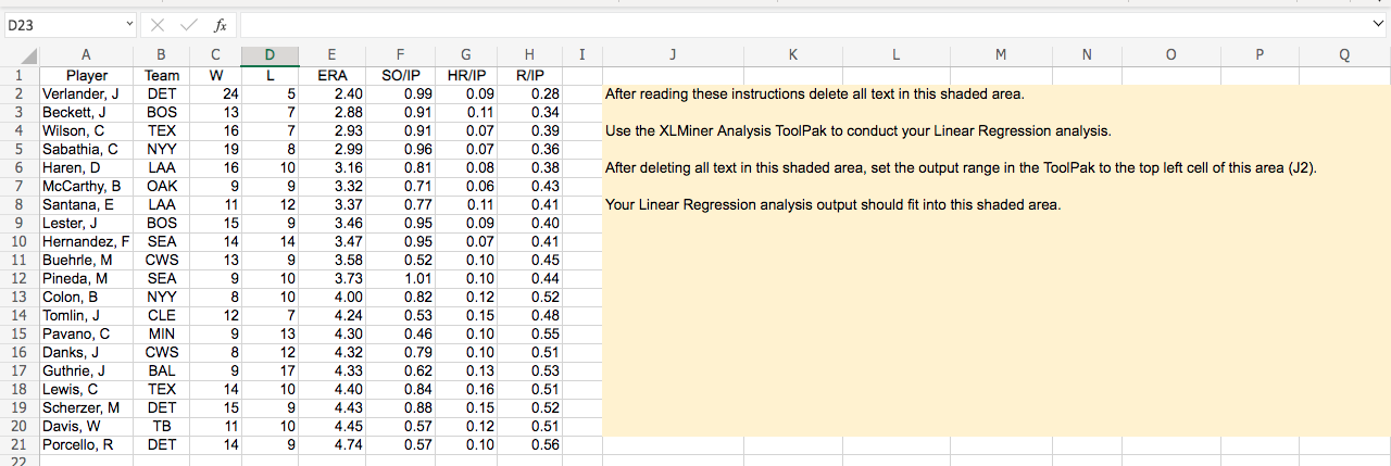 D23 X VA A B C D E F G H
