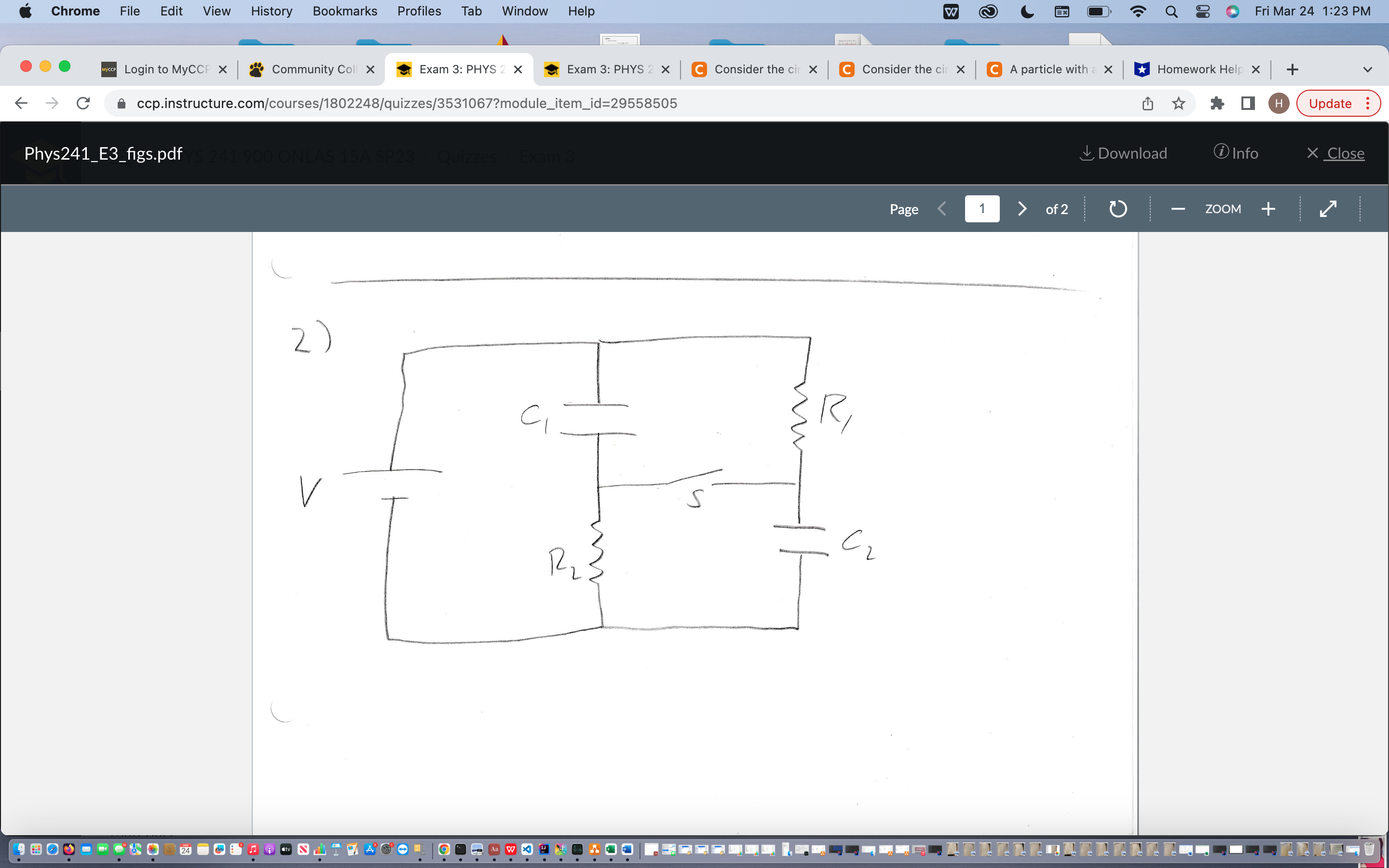 Q Fri Mar 24 1:22 PM .. . MyCEP Login to MyCCF