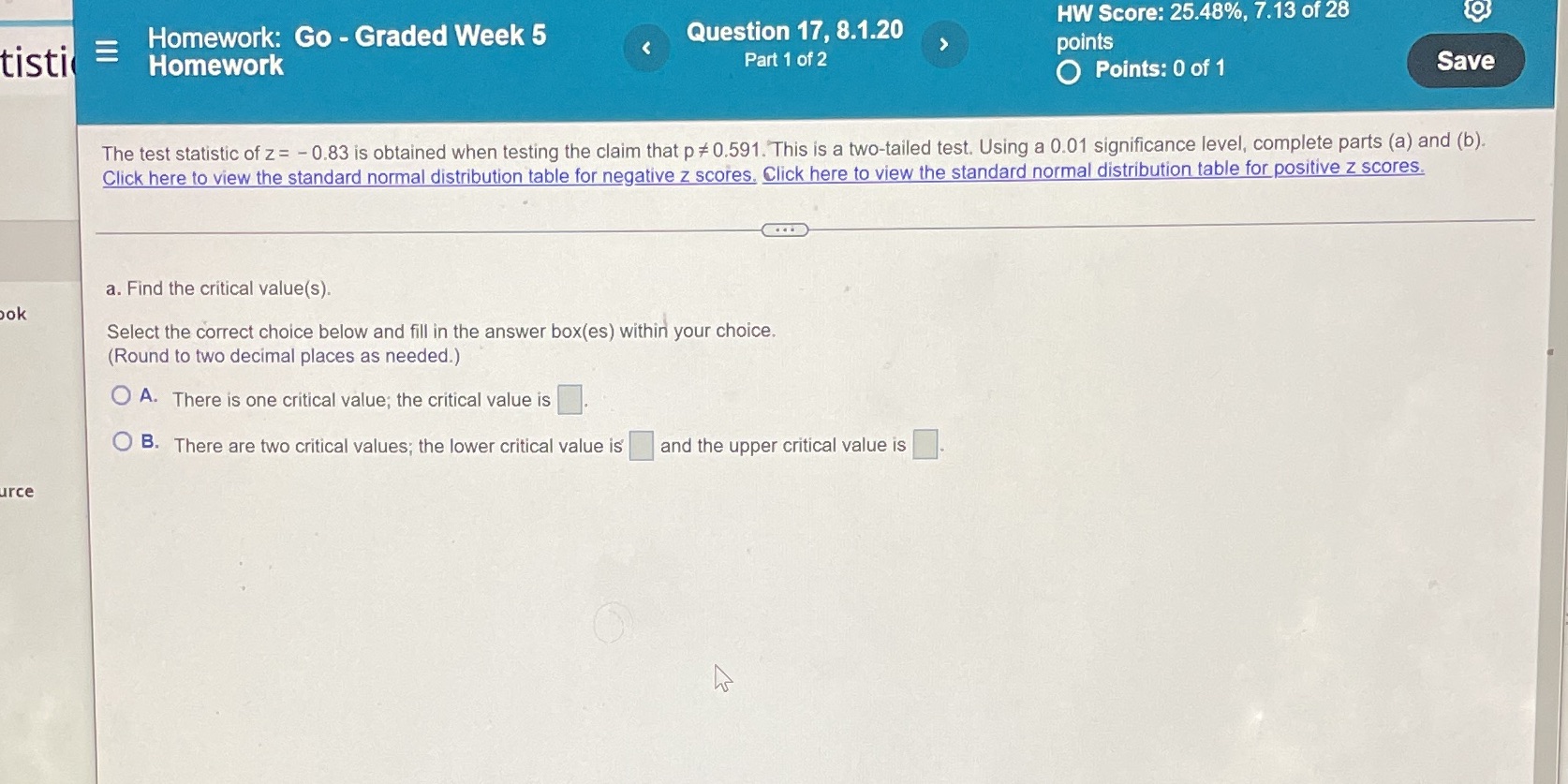 E Homework: Go - Graded Week 5 Question 17, 8.1.20 HW