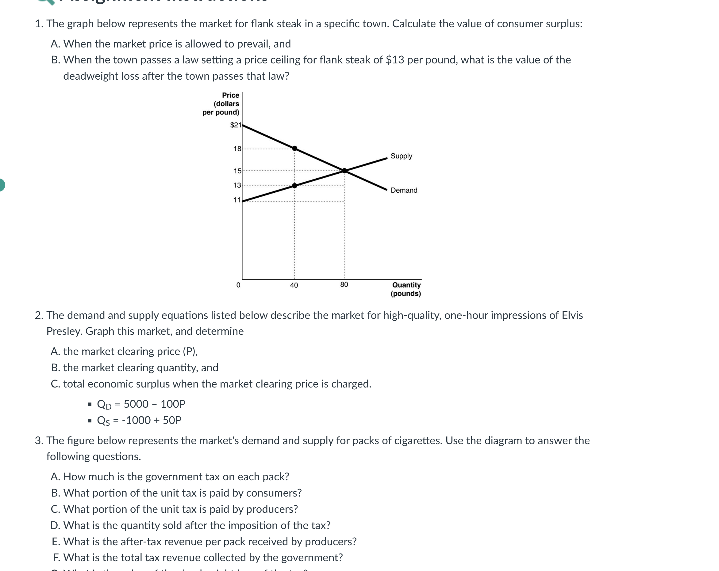 v'_ _v-_u_______ v ._______v 1. The graph below represents the market