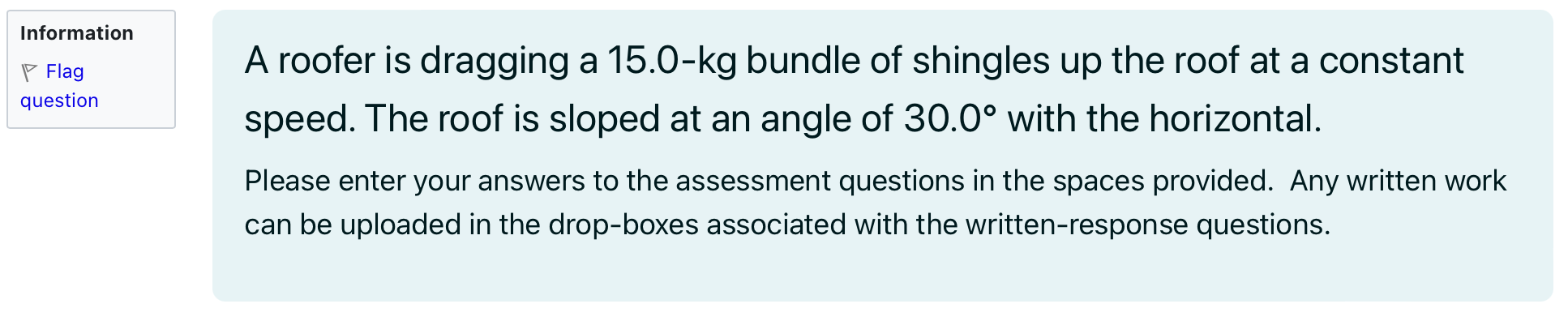 work.This is Physics 20 (grade 11)- UNIT B PROJECT Question 5 Suppose