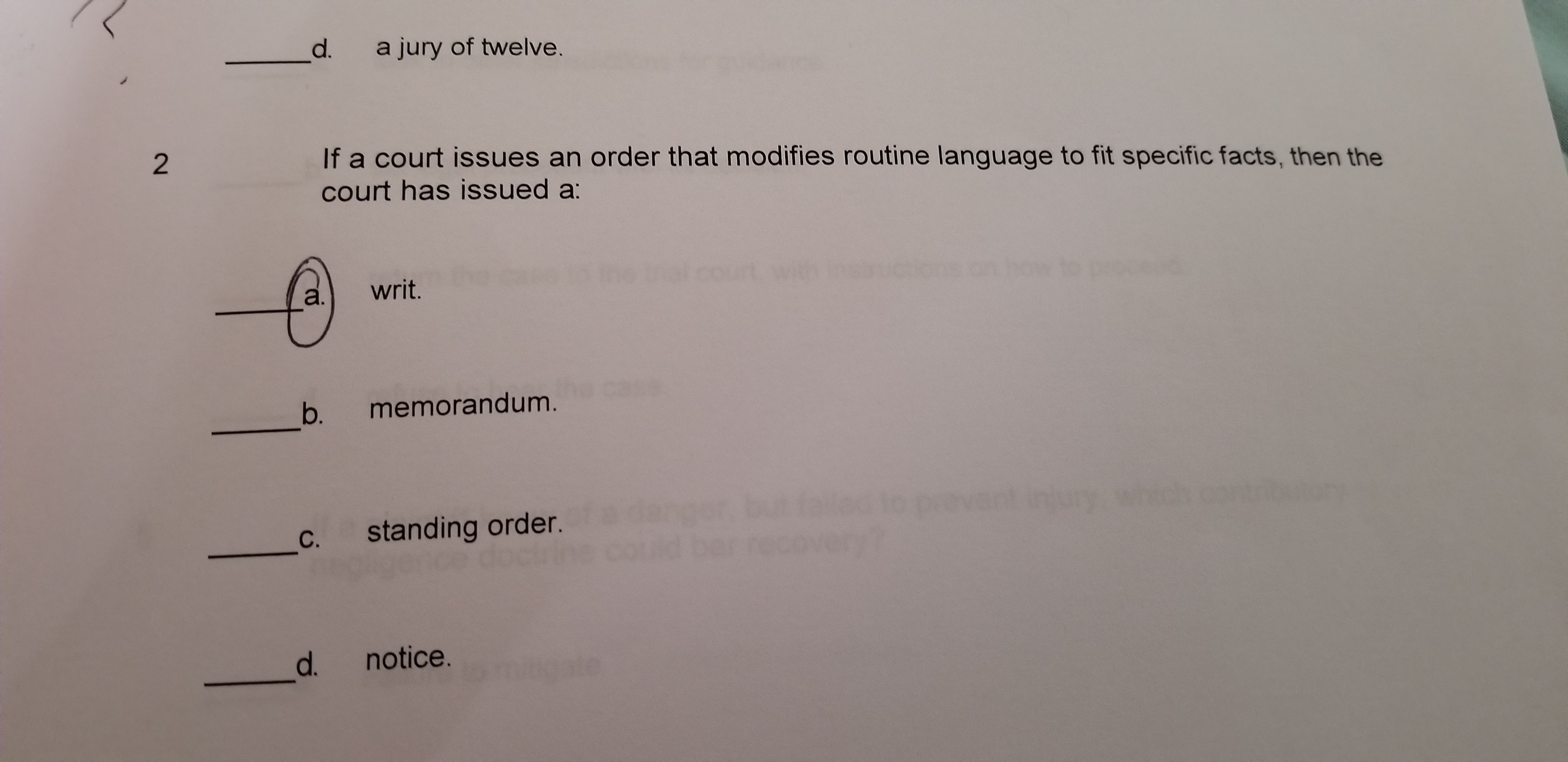 help with question below please. is A right if not which is?