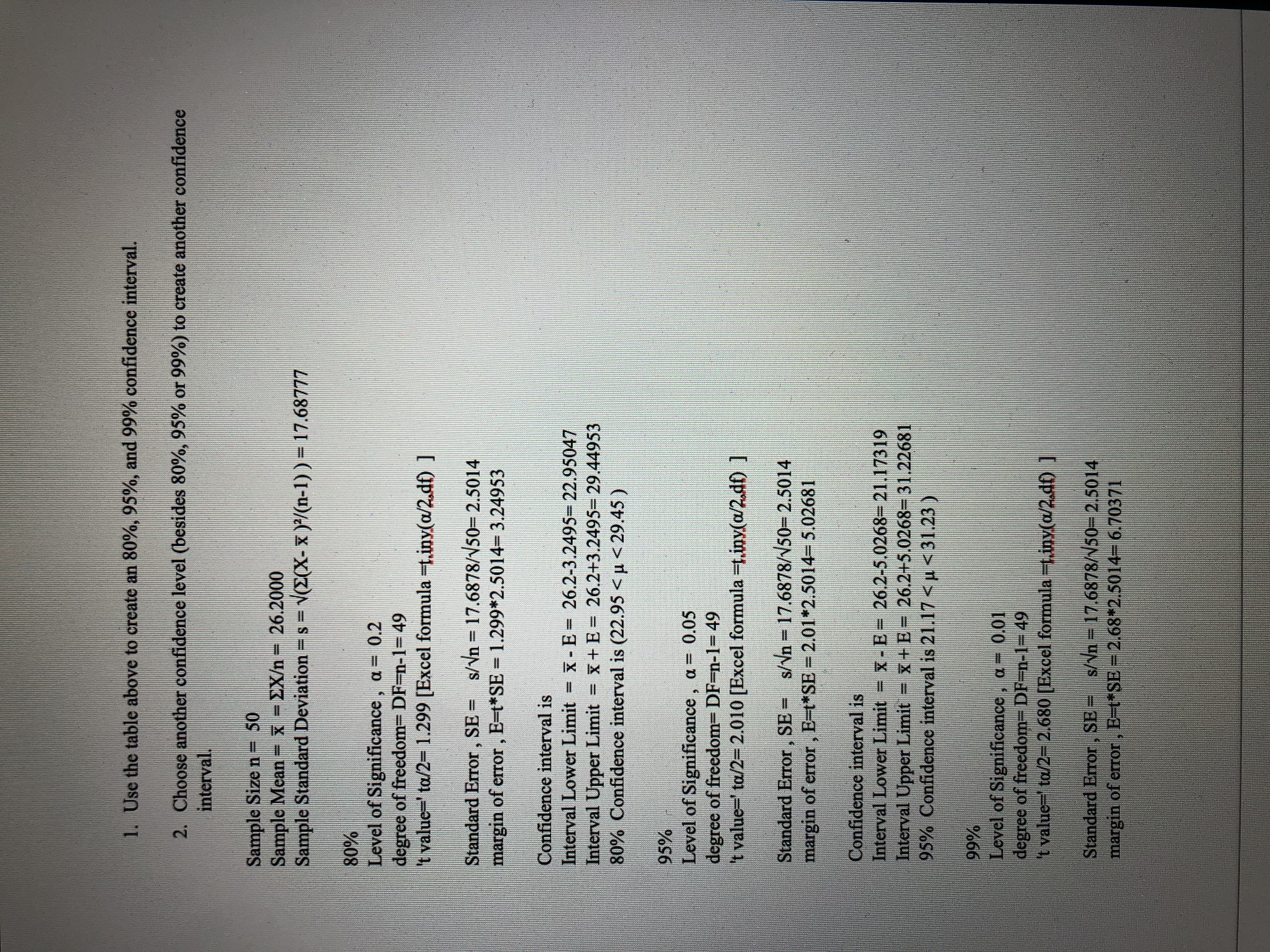 articles above. Confidence intervals are powerful tools to test the assumptions of