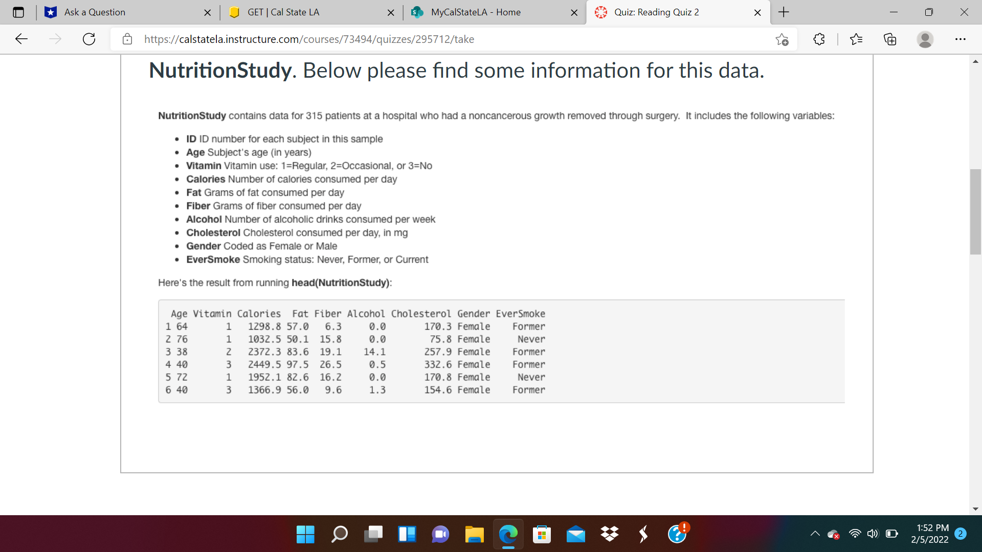 I need help.............. Ask a Question X GET | Cal State LA