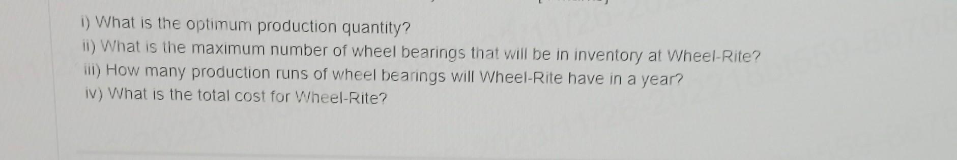 of a year. These brackets are purchased from a supplier 90 miles
