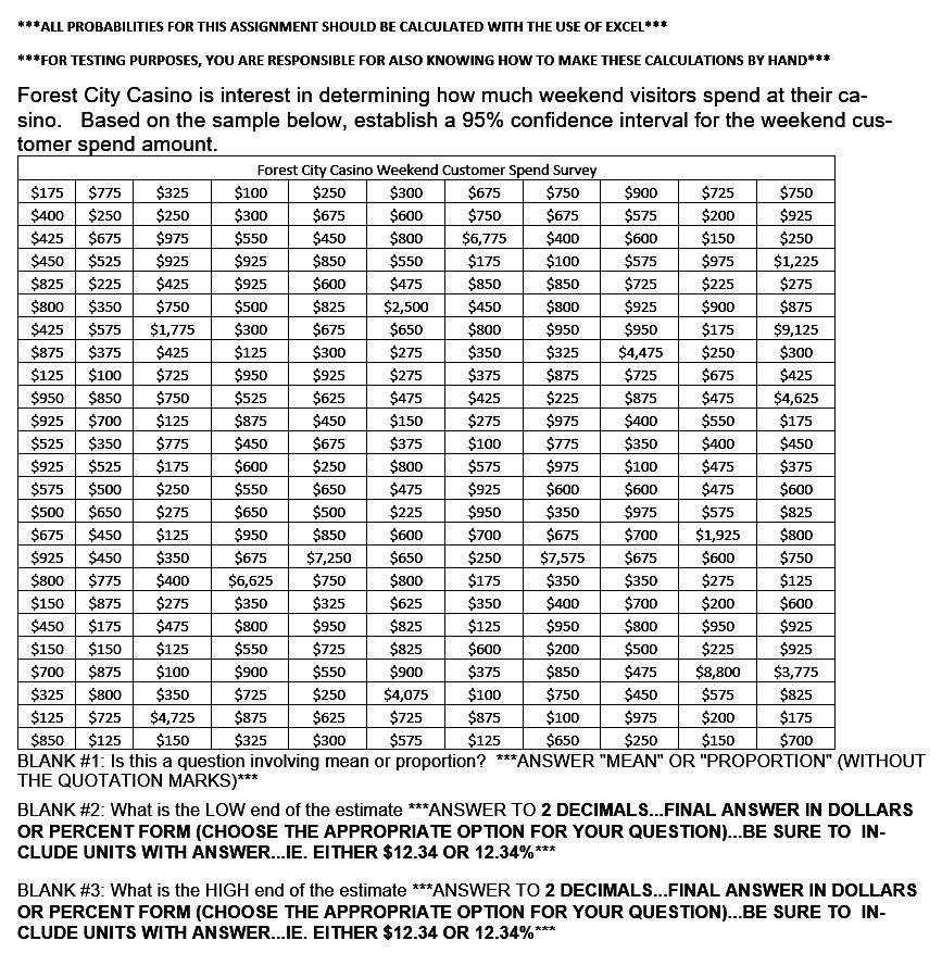 Give complete solution ***ALL PROBABILITIES FOR THIS ASSIGNMENT SHOULD BE CALCULATED WITH