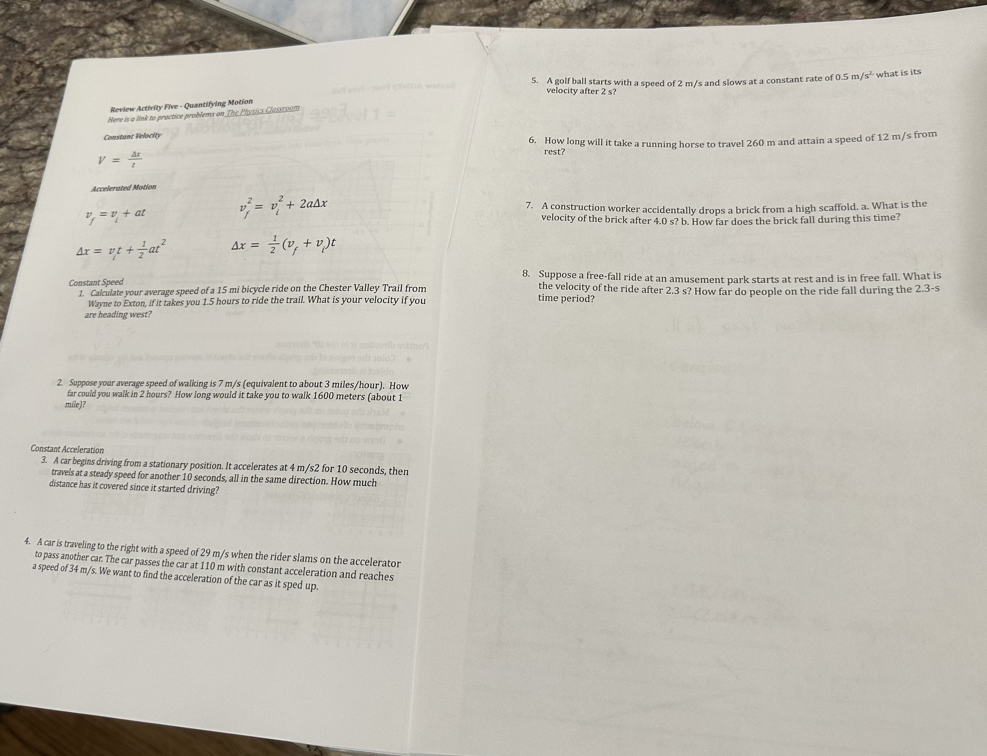 Quantifying MotionIf possible, could you explain the steps in easy terms? 5.