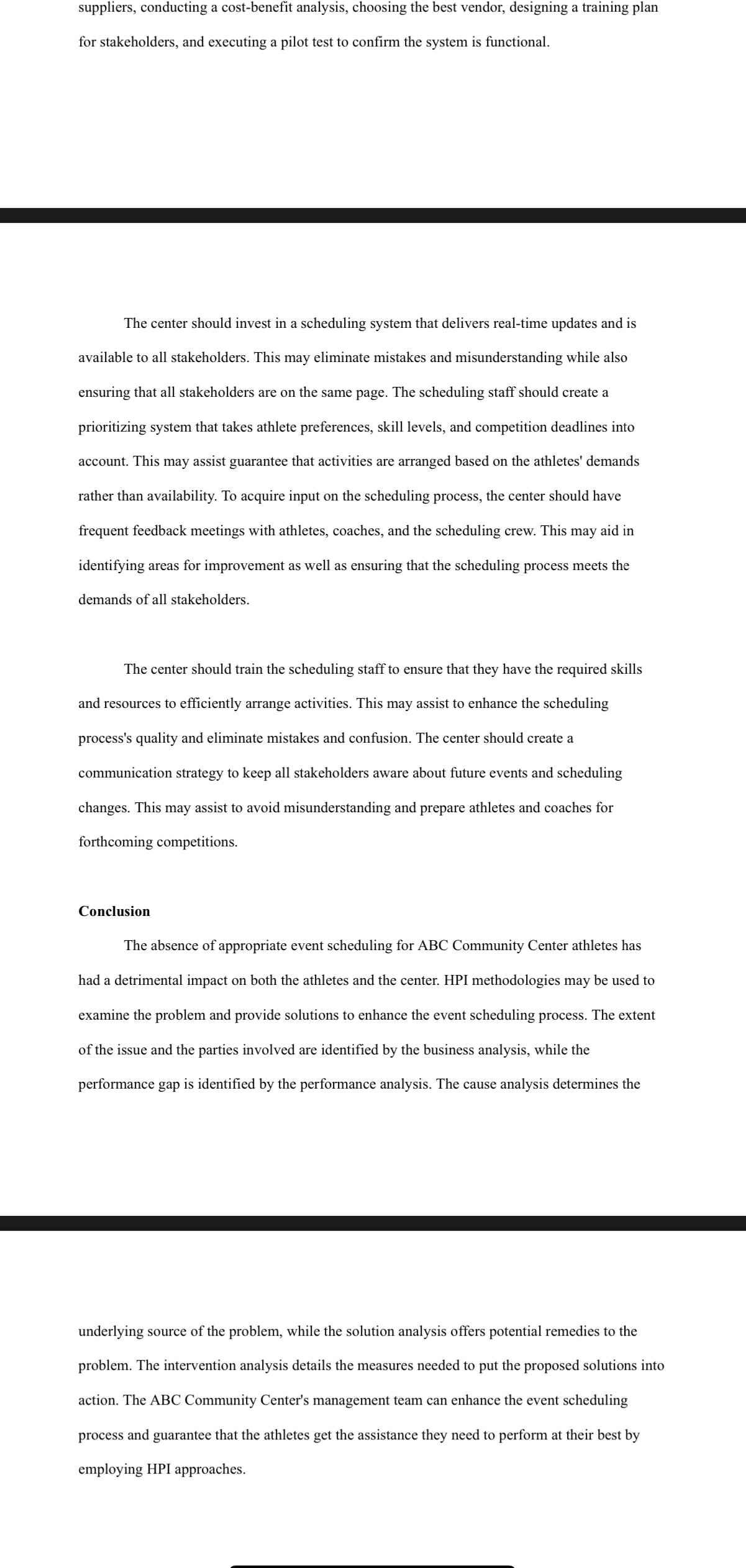 organizational structure of CCC is a "top-down" or corporate model. Under the