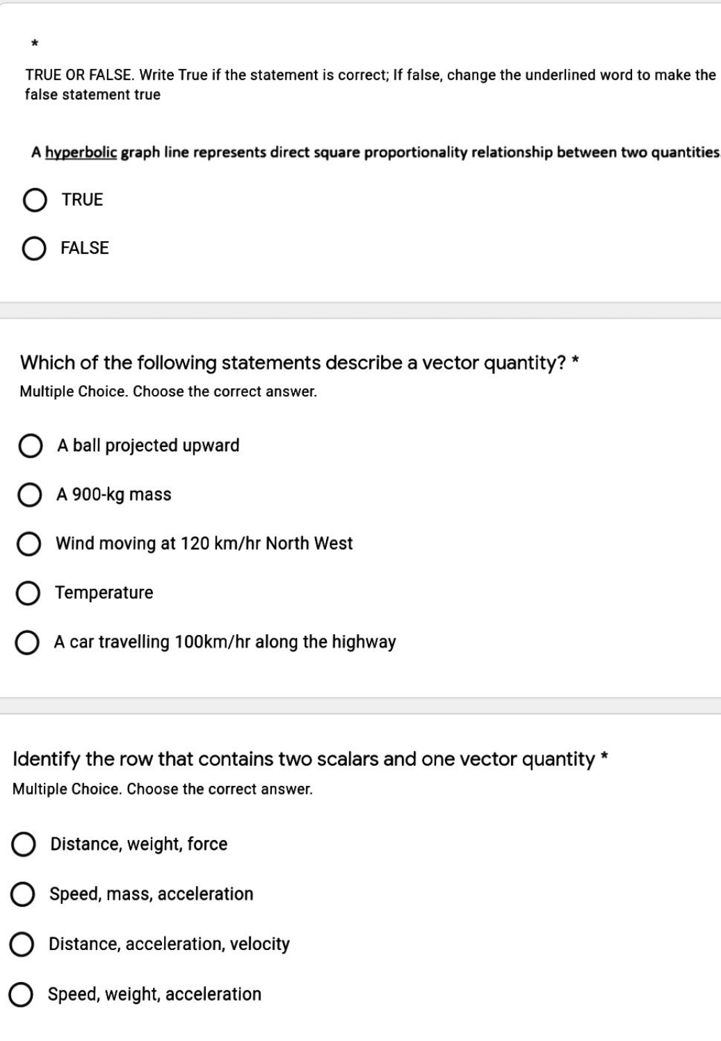 please answer * TRUE OR FALSE. Write True if the statement is