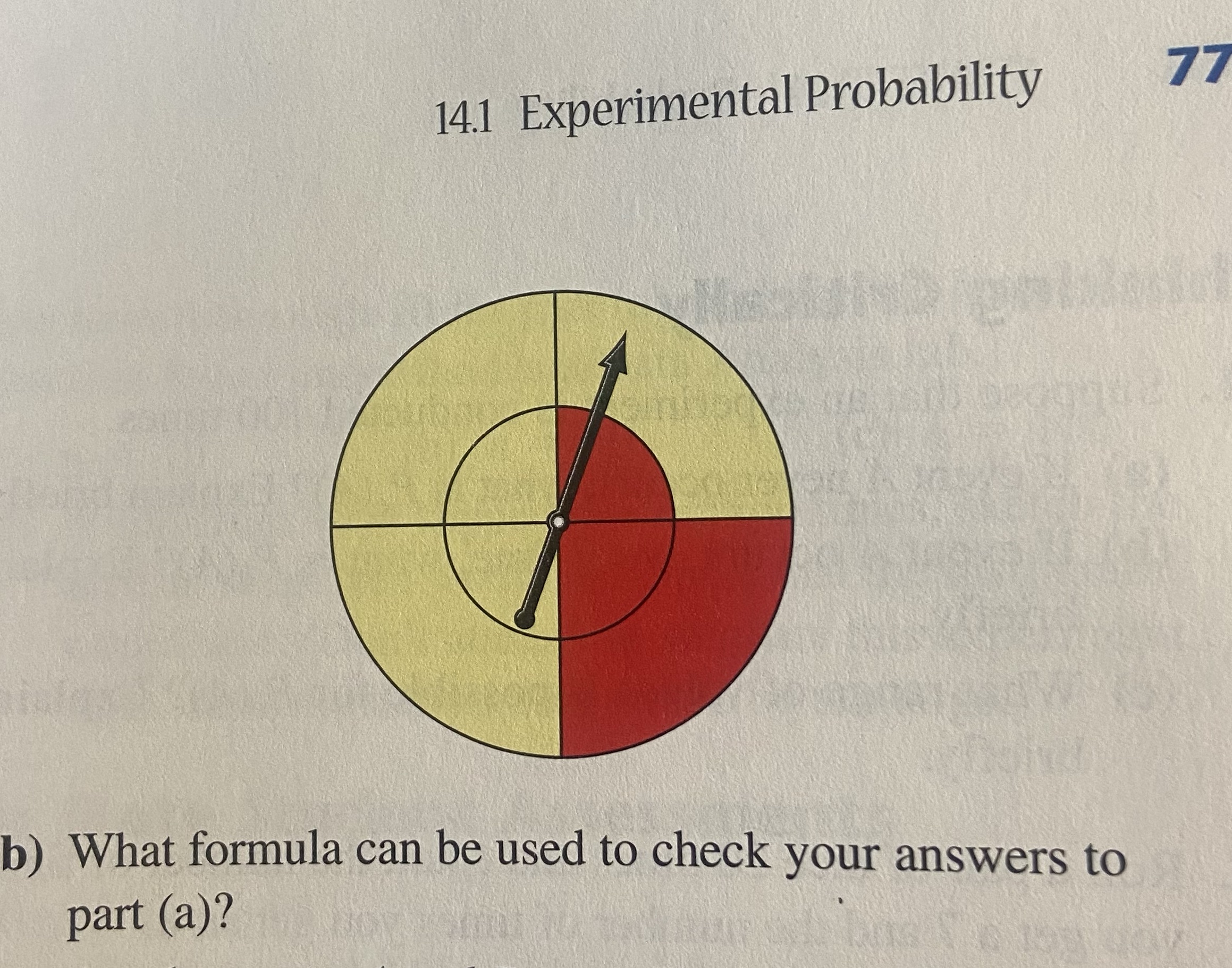 Consider a spinner similar to that in section 14.1 problem #11. However,