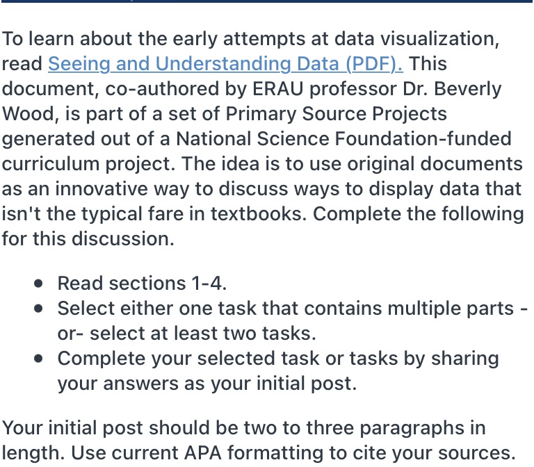 2-3 paragraphs at a minimum please. I'll attach the task once posted.