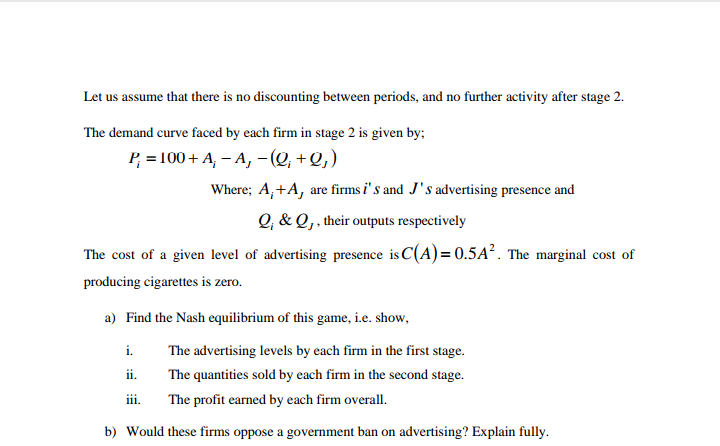 is a debate about cigarette advertising. Some anti-smoking advocates would like to