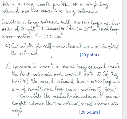  this is a very simple problem on a single long solenoid