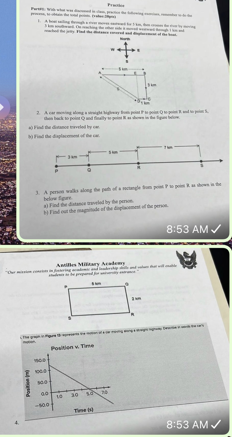 Please short answer thank you Practice Part#1: With what was discussed in