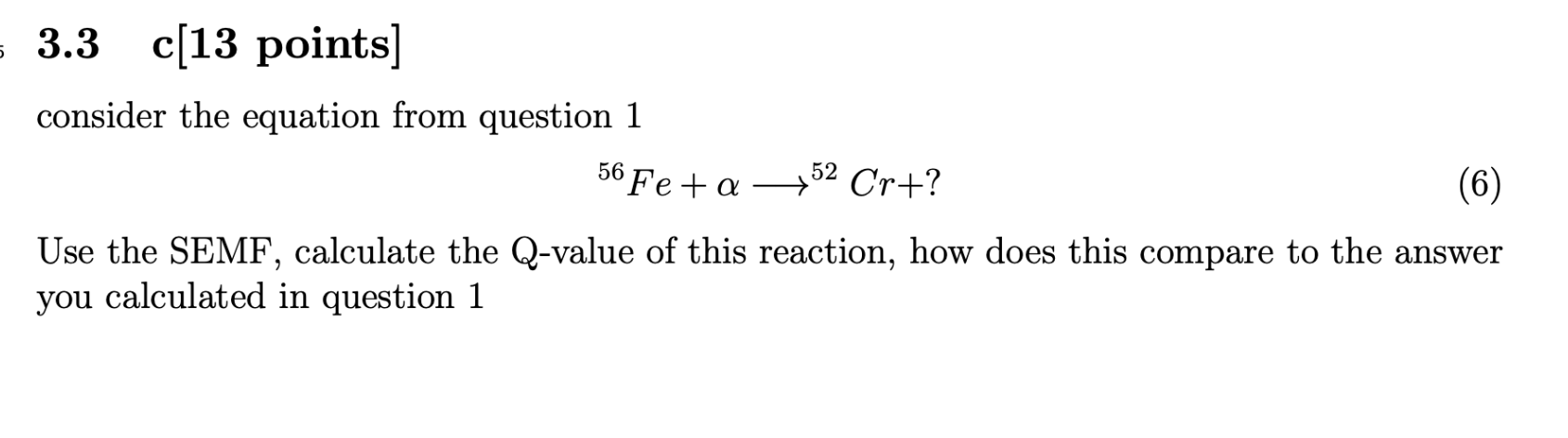 How to solve this problem? a 3.3 (:[13 points] consider the equation