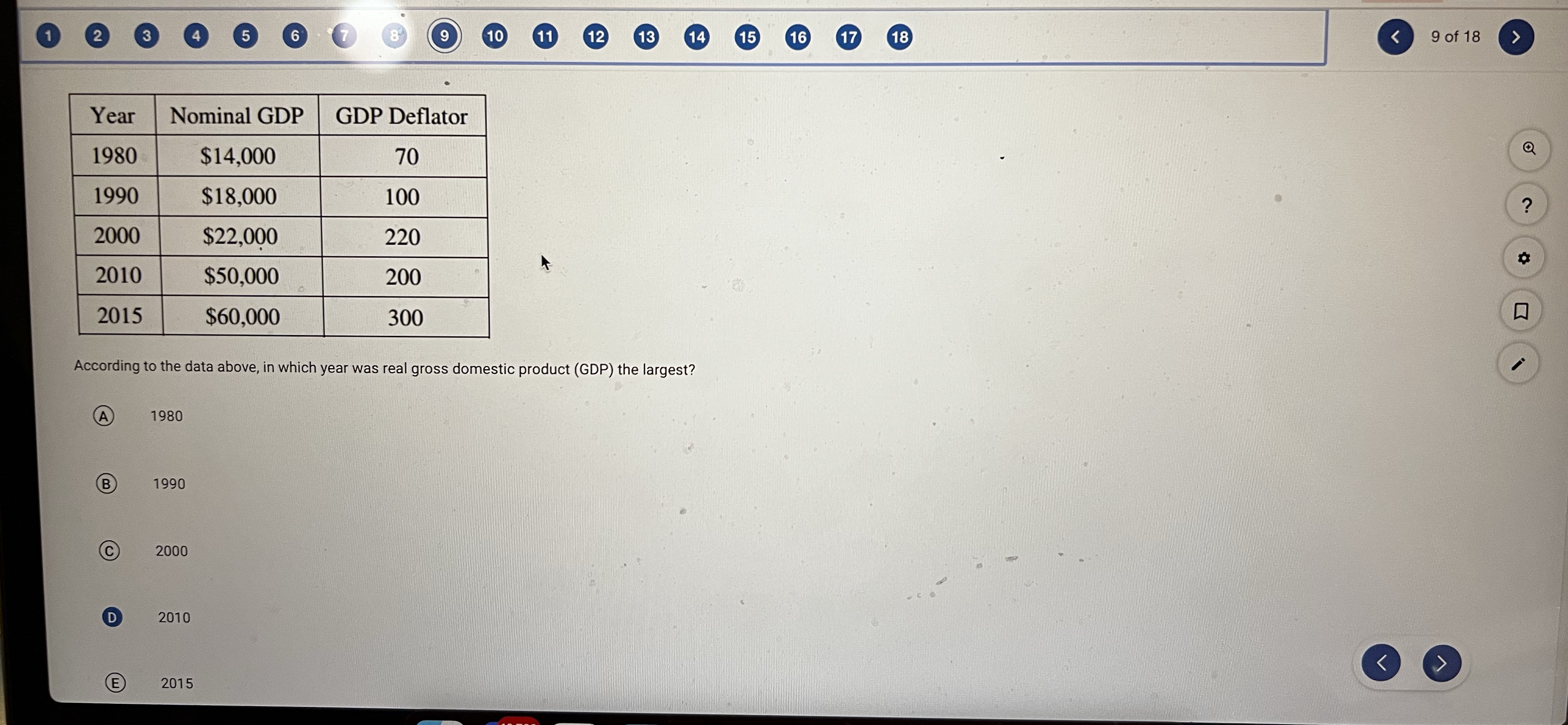 What's the answer 1 2 3 4 5 6 8 9 10